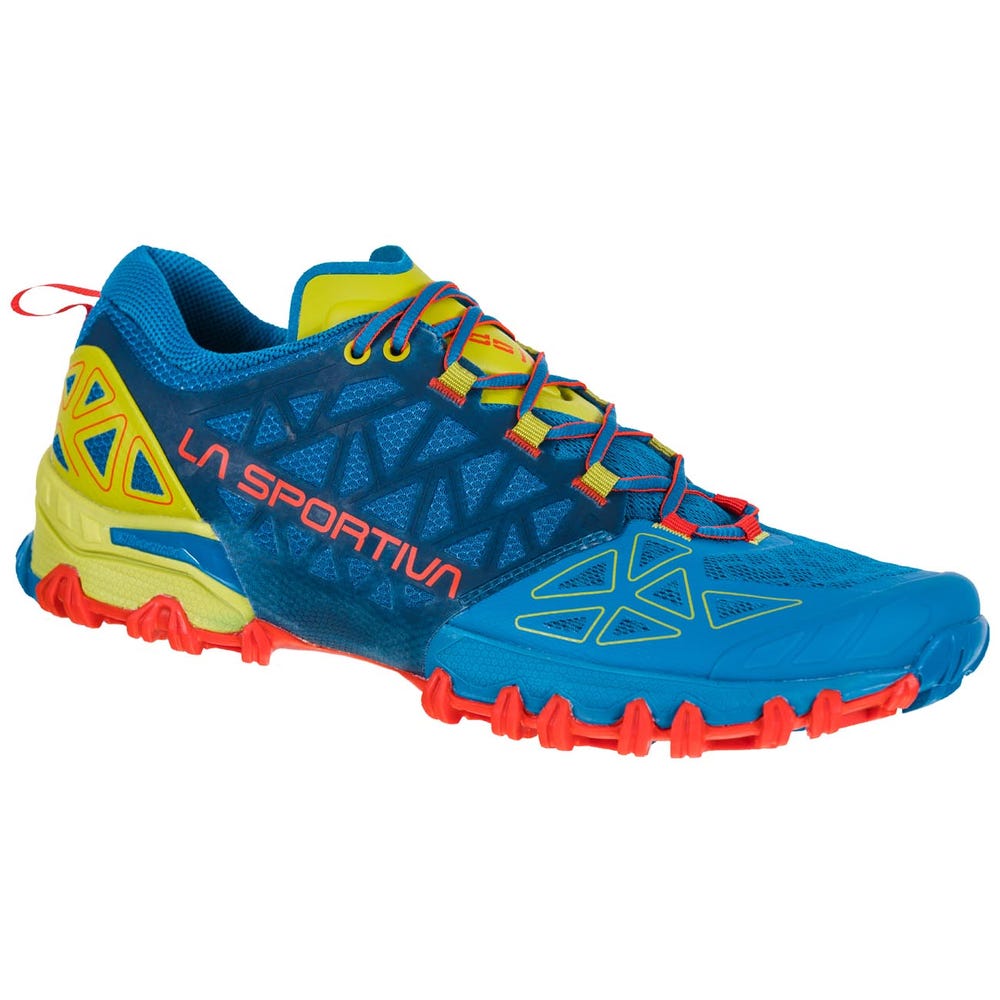 Zapatillas Trail Running La Sportiva Bushido II Hombre Azules Chile-3764902